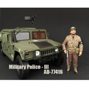 WWII Military Police Figure III For 1:18 Scale Models by American Diorama