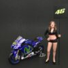 Paddock Girl Figure For 1:18 Scale Models by American Diorama