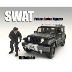 SWAT Team Rifleman Figure For 1:24 Scale Models by American Diorama