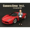 Camera Crew Figure IV “Pretty Reporter” For 1:24 Scale Models by American Diorama