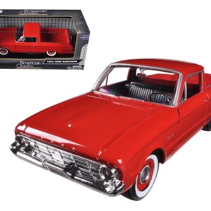 1960 Ford Falcon Ranchero Pickup Red 1/24 Diecast Model Car by Motormax