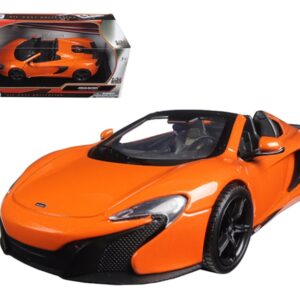 McLaren 650S Spider Orange 1/24 Diecast Model Car by Motormax