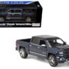 2018 Chevrolet Silverado LTZ Pickup Truck Centennial Edition Blue Metallic “100 Years Anniversary” 1/27 Diecast Model Car by Motormax