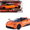 Pagani Huayra Roadster Orange 1/24 Diecast Model Car by Motormax