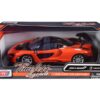 McLaren Senna Orange Metallic and Black “Timeless Legends” 1/24 Diecast Model Car by Motormax