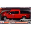 2019 Ford F-150 Lariat Crew Cab Pickup Truck Red 1/24-1/27 Diecast Model Car by Motormax