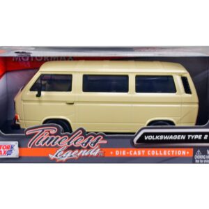 Volkswagen Type 2 (T3) Van Beige “Timeless Legends” Series 1/24 Diecast Model Car by Motormax