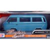 Volkswagen Type 2 (T3) Van Blue “Timeless Legends” Series 1/24 Diecast Model Car by Motormax