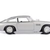 Aston Martin DB5 RHD (Right Hand Drive) Silver Metallic James Bond 007 “Goldfinger” (1964) Movie “James Bond Collection” Series 1/24 Diecast Model Car by Motormax