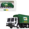 Mack LR Refuse Rear Load Garbage Truck “Waste Management” White and Green 1/87 (HO) Diecast Model by First Gear