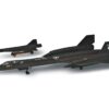 Level 4 Model Kit Lockheed SR-71 Blackbird Reconnaissance Aircraft 1/72 Scale Model by Revell