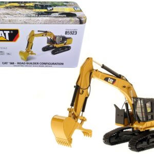 CAT Caterpillar 568 GF Road Builder with Operator “High Line Series” 1/50 Diecast Model by Diecast Masters