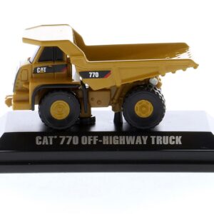 CAT Caterpillar 770 Off-Highway Truck Yellow “Micro-Constructor” Series Diecast Model by Diecast Masters