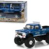 1974 Ford F-250 Ranger XLT Monster Truck Bigfoot #1 “The Original Monster Truck” Blue “Kings of Crunch” 1/43 Diecast Model Car by Greenlight