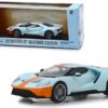 2019 Ford GT Heritage Edition “Gulf Oil” Color Scheme 1/43 Diecast Model Car by Greenlight