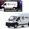 2018 RAM ProMaster 2500 Cargo High Roof Van White “Police Transport Vehicle” 1/43 Diecast Model Car by Greenlight