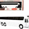 1984 Eagle Model 10 Motorcoach Bus Blank White “Vintage Bus & Motorcoach Collection” 1/87 (HO) Diecast Model by Iconic Replicas