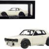 1972 Nissan Skyline GT-R (KPGC-10) Racing White “Millennium” 1/18 Diecast Model Car by Autoart