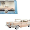 1958 Edsel Citation Chalk Pink with Frost White Top 1/87 (HO) Scale Diecast Model Car by Oxford Diecast