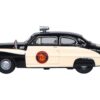 1949 Mercury Monarch Police Black and White “Florida Highway Patrol” 1/87 (HO) Scale Diecast Model Car by Oxford Diecast