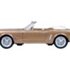 1965 Ford Mustang Convertible Prairie Bronze Metallic 1/87 (HO) Scale Diecast Model Car by Oxford Diecast