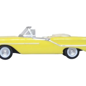 1957 Oldsmobile 88 Convertible Coronado Yellow 1/87 (HO) Scale Diecast Model Car by Oxford Diecast