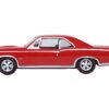 1966 Pontiac GTO Montero Red 1/87 (HO) Scale Diecast Model Car by Oxford Diecast