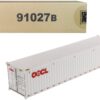 40′ Dry Goods Sea Container “OOCL” White “Transport Series” 1/50 Model by Diecast Masters