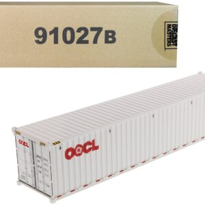 40′ Dry Goods Sea Container “OOCL” White “Transport Series” 1/50 Model by Diecast Masters