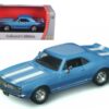 1967 Chevrolet Camaro Z-28 Blue 1/43 Diecast Model Car by Road Signature