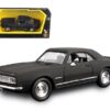 1967 Chevrolet Camaro Z28 Matt Black 1/43 Diecast Model Car by Road Signature