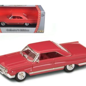 1964 Mercury Marauder Red/Cinnamon 1/43 Diecast Model Car by Road Signature