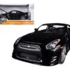 2009 Nissan GT-R R35 Black 1/24 Diecast Car Model by Jada