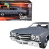 Dom’s Chevrolet Chevelle SS Matt Gray “Fast & Furious” Movie 1/24 Diecast Model Car by Jada