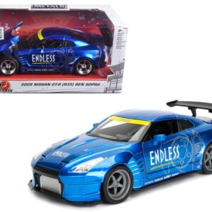 2009 Nissan GT-R (R35) Ben Sopra Blue JDM Tuners 1/24 Diecast Model Car  by Jada