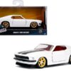 Roman’s Ford Mustang White with Black Stripes and Red Interior “Fast & Furious” Movie 1/32 Diecast Model Car by Jada