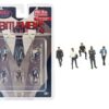 “Gentlemen’s Club” 6 piece Diecast Figure Set (6 Figures) Limited Edition to 3600 pieces Worldwide for 1/64 Scale Models by American Diorama