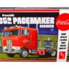 Skill 3 Model Kit Peterbilt 352 Pacemaker Cabover Truck “Coca-Cola” 1/25 Scale Model by AMT