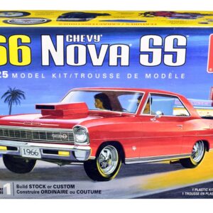 Skill 2 Model Kit 1966 Chevrolet Nova SS 2-in-1 Kit 1/25 Scale Model by AMT