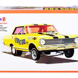 Skill 2 Model Kit 1965 Chevrolet II Nova AWB Funny Car “Twister” 1/25 Scale Model by AMT