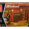 Skill 2 Model Kit Garage Accessory Set #1 with Figurine “Weekend Wrenchin'” 1/25 Scale Model by AMT