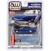 1970 Chevrolet Impala Sport Coupe Blue Metallic “Custom Lowriders” Limited Edition to 4800 pieces Worldwide 1/64 Diecast Model Car by Auto World