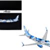 Boeing 737-800 Commercial Aircraft “Alaska Airlines” (N559AS) Salmon People Livery “Gemini 200” Series 1/200 Diecast Model Airplane by GeminiJets