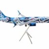 Boeing 737-800 Commercial Aircraft with Flaps Down “Alaska Airlines” (N559AS) Salmon People Livery “Gemini 200” Series 1/200 Diecast Model Airplane by GeminiJets