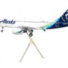 Airbus A319 Commercial Aircraft “Alaska Airlines” White with Blue Tail “Gemini 200” Series 1/200 Diecast Model Airplane by GeminiJets