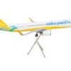 Airbus A321neo Commercial Aircraft “Cebu Pacific” White and Yellow “Gemini 200” Series 1/200 Diecast Model Airplane by GeminiJets