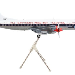 Lockheed L-188 Electra Commercial Aircraft “Eastern Air Lines” White with Blue Stripes “Gemini 200” Series 1/200 Diecast Model Airplane by GeminiJets