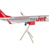 Boeing 737-800 Commercial Aircraft “Jet2.Com” Silver with Red Tail “Gemini 200” Series 1/200 Diecast Model Airplane by GeminiJets