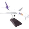 Boeing 757-200F Commercial Aircraft “FedEx (Federal Express)” (N921FD) White with Purple Tail “Gemini 200” Series 1/200 Diecast Model Airplane by GeminiJets