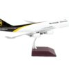 Boeing 747-400F Commercial Aircraft “UPS Worldwide Services” White with Brown Tail “Gemini 200 – Interactive” Series 1/200 Diecast Model Airplane by GeminiJets